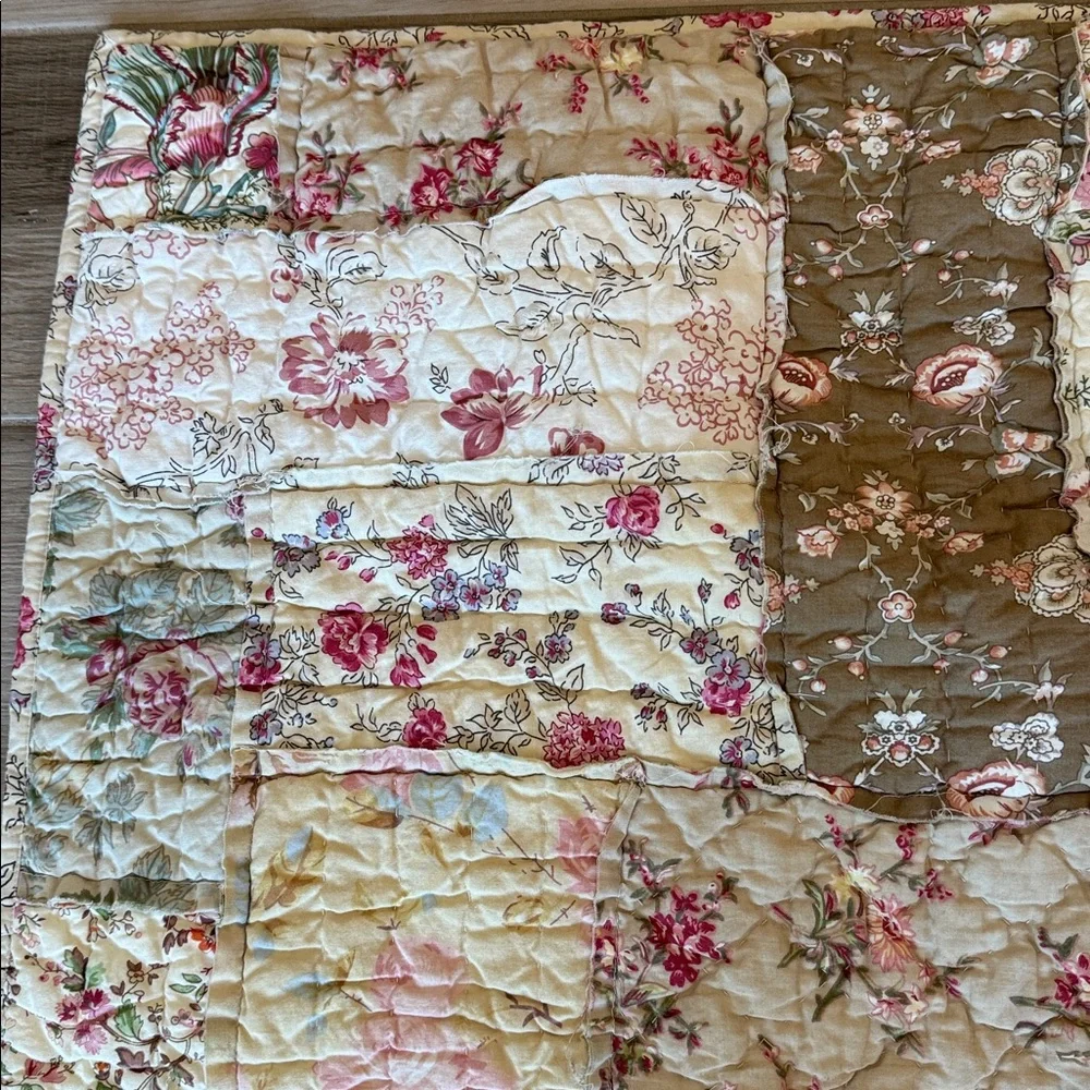 Pottery Barn patchwork King Sham